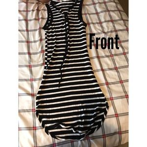 Black and white summer dress